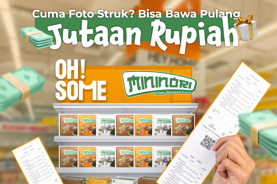 Mininori Hadir di OH!SOME, Foto Struk Belanja Bisa Dapat Jutaan Rupiah!